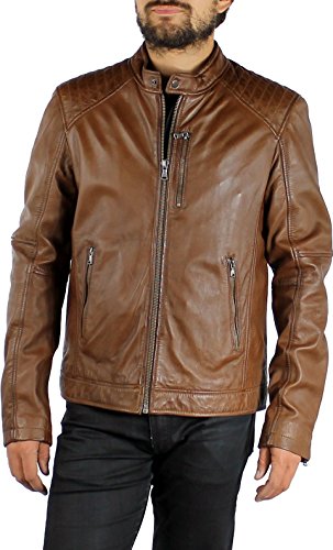 Oakwood Herren Lederjacke  Echtleder Gr. XX-Large, Braun – Marron (Tabacco) - 2