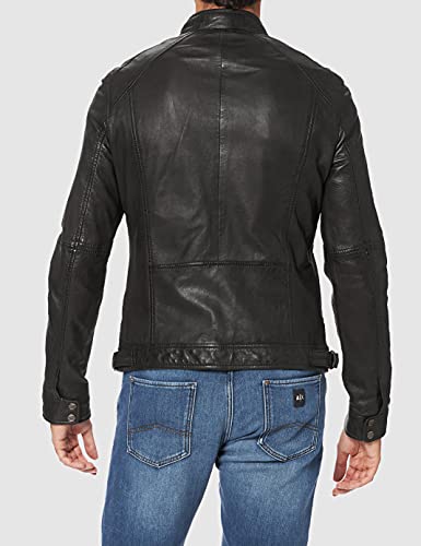 Oakwood Herren Jacke  Echtleder 60901, Noir (Noir), Medium - 4