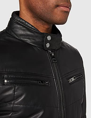 Oakwood Herren Lederjacke Ethan // Schwarz - 3