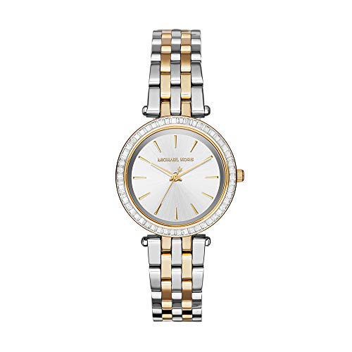 Michael Kors Damen Analog Quarz Uhr mit Edelstahl Armband MK3405