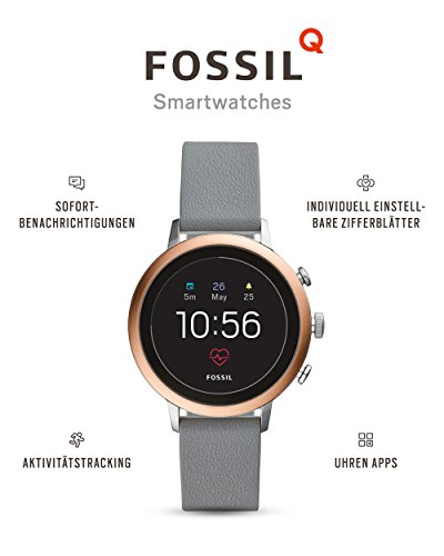 Fossil Damen Digital Smart Watch Armbanduhr mit Silikon Armband FTW6016 - 2