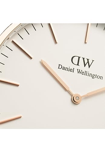 Daniel Wellington Damen-Armbanduhr Classic St.Mawes Analog Quarz Leder Rosegold/braun DW00100035 - 4