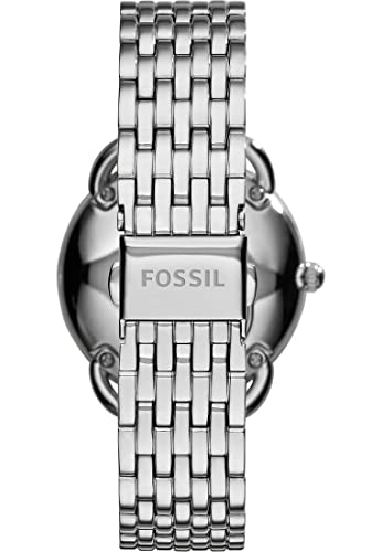 Fossil Tailor Damen Armbanduhr aus Edelstahl / Handgelenk Uhr inkl. Wochentags- & Datumsanzeige – wasserfestes, analoges Quarzuhrwerk mit Zeiger - 2