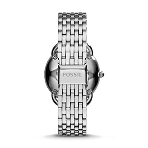 Fossil Tailor Damen Armbanduhr aus Edelstahl / Handgelenk Uhr inkl. Wochentags- & Datumsanzeige – wasserfestes, analoges Quarzuhrwerk mit Zeiger - 3