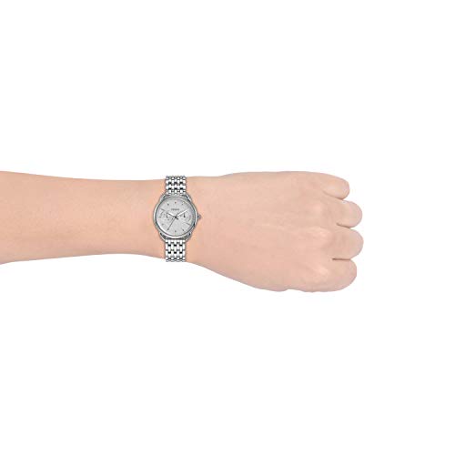 Fossil Tailor Damen Armbanduhr aus Edelstahl / Handgelenk Uhr inkl. Wochentags- & Datumsanzeige – wasserfestes, analoges Quarzuhrwerk mit Zeiger - 4