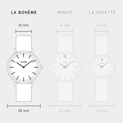 Cluse Damen Armbanduhr Analog Quarz Edelstahl CL18112 - 5