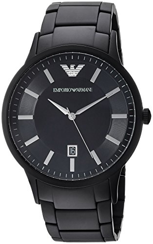 Emporio Armani Herren Analog Quarz Uhr mit Edelstahl Armband AR11079