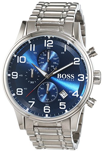 Hugo Boss Herren-Armbanduhr Chronograph Quarz Edelstahl 1513183