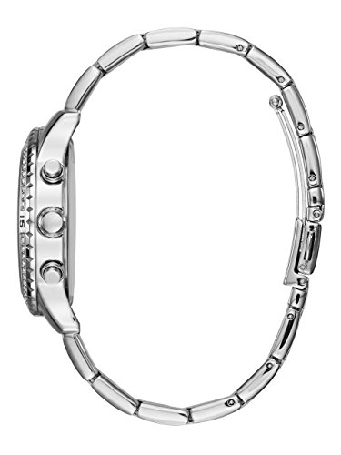 Guess Damen Analog Quarz Uhr mit Edelstahl Armband W0774L6 - 3