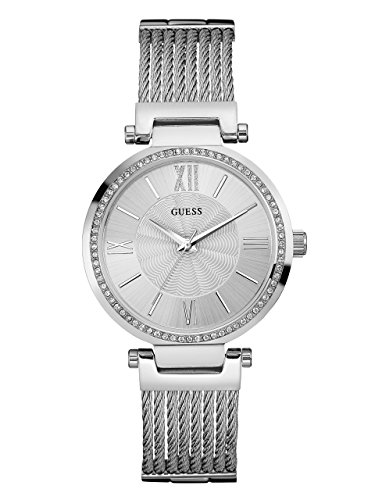 Guess Damen-Armbanduhr Soho Analog Quarz Edelstahl W0638L1