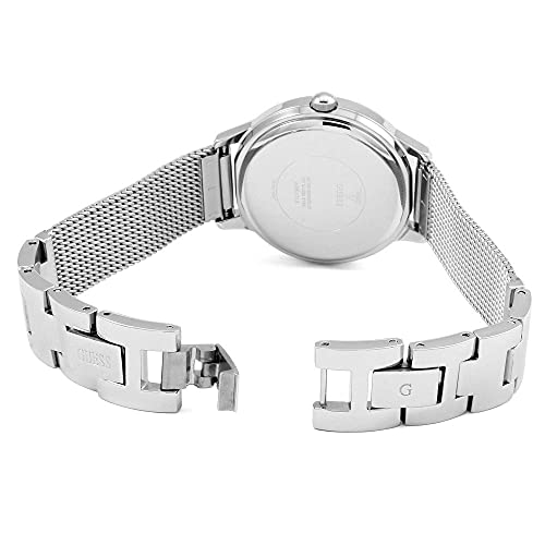 Guess Damen Analog Quarz Uhr mit Edelstahl Armband W0647L6 - 5