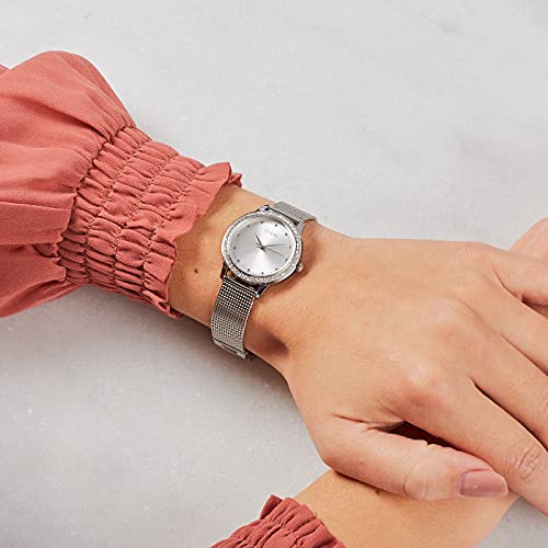 Guess Damen Analog Quarz Uhr mit Edelstahl Armband W0647L6 - 6