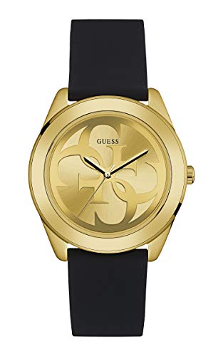 Guess Damen Analog Quarz Uhr mit Silikon Armband W0911L3