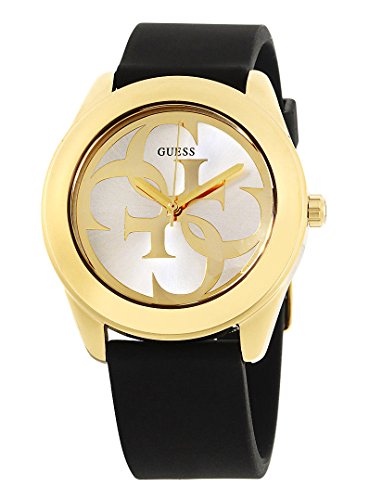 Guess Damen Analog Quarz Uhr mit Silikon Armband W0911L3 - 4