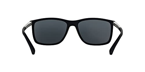 EMPORIO ARMANI Unisex Sonnenbrille 547487, Blau (Blue Rubber, Large (Herstellergröße: 58) - 7
