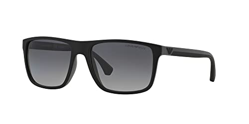 Emporio Armani Unisex Sonnenbrille 5229t3, Mehrfarbig (Black/Grey Rubber, Large (Herstellergröße: 56) - 2