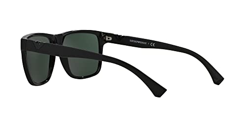Emporio Armani Herren Sonnenbrille 501771, Schwarz (Black), 58 - 5