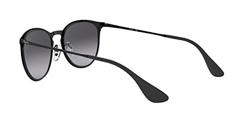 Ray Ban Unisex Sonnenbrille Erika Metal, (Gestell: schwarz, Gläser: grauverlauf 002/8G), Large (Herstellergröße: 54) - 5