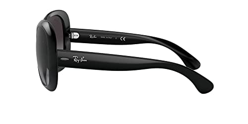 Ray Ban Unisex Sonnenbrille Jackie Ohh II, Gr. X-Large (Herstellergröße: 60), Schwarz (Gestell: Schwarz, Gläser: Grau Verlauf 601/8G) - 4