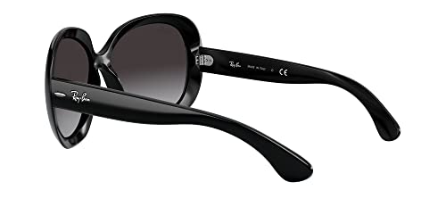 Ray Ban Unisex Sonnenbrille Jackie Ohh II, Gr. X-Large (Herstellergröße: 60), Schwarz (Gestell: Schwarz, Gläser: Grau Verlauf 601/8G) - 5