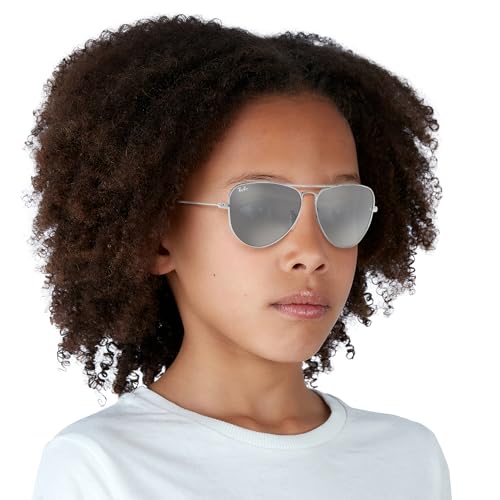 Ray-Ban Junior Unisex – Kinder Sonnenbrille 9506S, Black, 50 mm Lens/13 mm Bridge/120 mm Temple - 6