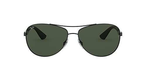 Ray-Ban Unisex Sonnenbrille 0rb3526, (Gestell: schwarz Glas: grau grün 006/71), Large (Herstellergröße: 63)