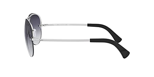 Ray-Ban Unisex Sonnenbrille Rb 3449, (Gestell: Silber, Gläser: Grau Verlauf 003/8G), Large (Herstellergröße: 59) - 4
