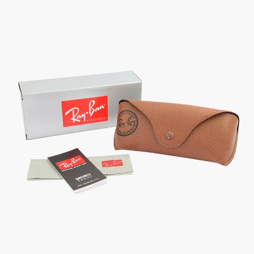 RAY BAN AVIATOR Sonnenbrille/Sunglasses – Gelb/Braun RB3025 001/51 (58mm) - 4