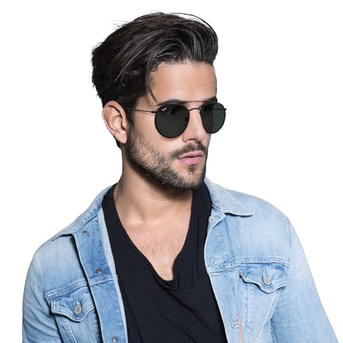 Ray-Ban Unisex-Erwachsene Sonnenbrille Rb 3647n, Black/Grey, 51 - 2