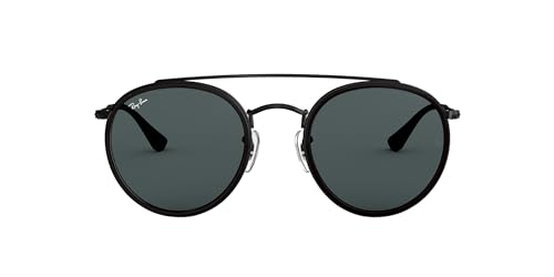 Ray-Ban Unisex-Erwachsene Sonnenbrille Rb 3647n, Black/Grey, 51 - 3