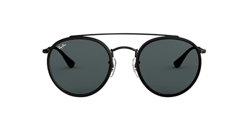 Ray-Ban Unisex-Erwachsene Sonnenbrille Rb 3647n, Black/Grey, 51 - 4