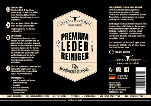Premium LEDERREINIGER optimal zur Reinigung von Leder - 7