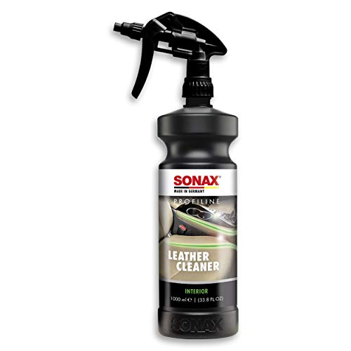 SONAX PROFILINE LeatherCleaner Foam (1 Liter) für Lederausstattungen aus pigmentiertem Glattleder