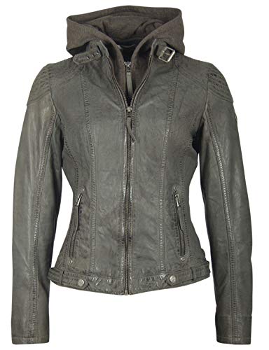 Gipsy Cacey LEGV Frauen Lederjacke Schwarz