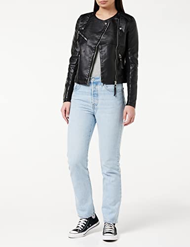 VERO MODA Female Jacke Kunstleder schwarz - 2