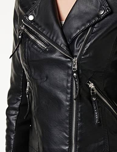 VERO MODA Female Jacke Kunstleder schwarz - 3