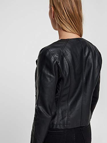 VERO MODA Female Jacke Kunstleder schwarz - 7