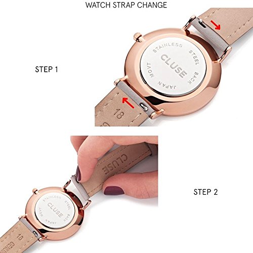 Cluse Unisex-Armbanduhr Analog Edelstahl - 3