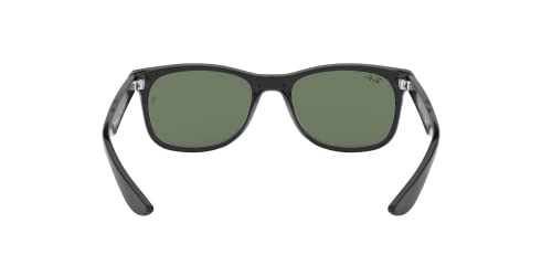 Ray Ban Unisex Sonnenbrille NEW WAYFARER JUNIOR, Herstellergröße: 47, Schwarz - 4