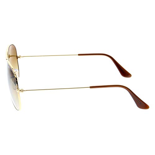 Ray Ban Unisex Sonnenbrille Aviator, Herstellergröße: 55, Gold - 5