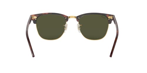 Ray-Ban Clubmaster Metallic RB 3016 Wayfarer Sonnenbrille, Brown - 4