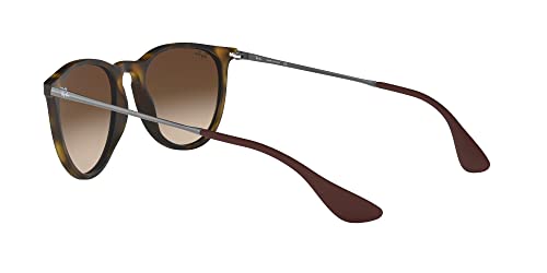 Ray Ban Unisex Sonnenbrille Erika Classic, Havana/Gunmetal, Gläser: Braun - 5
