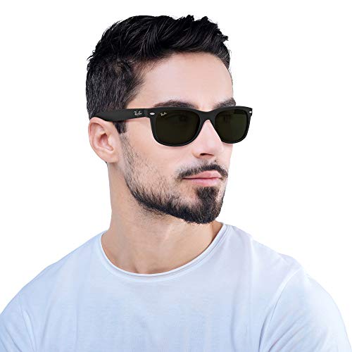 Ray-Ban Unisex Sonnenbrille New Wayfarer, Größe: 55, Schwarz - 7