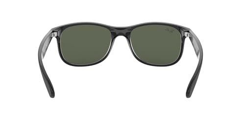 Ray Ban Unisex Sonnenbrille Andy, Herstellergröße: 55, Gestell: Schwarz, Gläser: Grün - 7