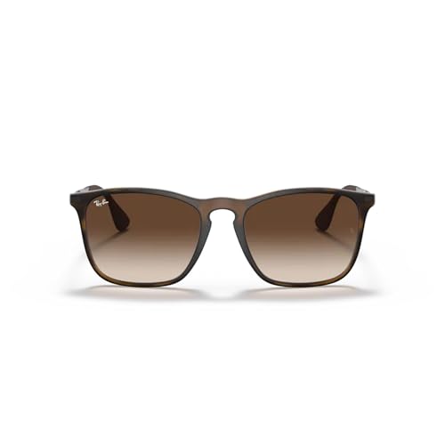 Ray Ban Unisex Sonnenbrille Chris, Herstellergröße: 54, Gestell: braun (Havana), Gläserfarbe: braun - 2