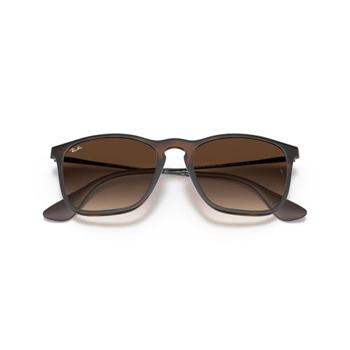 Ray Ban Unisex Sonnenbrille Chris, Herstellergröße: 54, Gestell: braun (Havana), Gläserfarbe: braun - 3