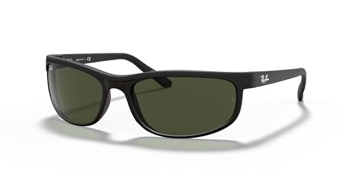 Ray Ban Unisex Sonnenbrille Predator 2, Herstellergröße: 62, Gestell: Schwarz, Gläser: Grün