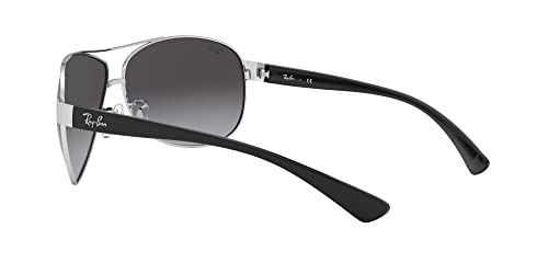 Ray Ban Unisex Sonnenbrille RB3386, Herstellergröße: 63, Gestell: Silber/Schwarz, Gläser: Grau - 5