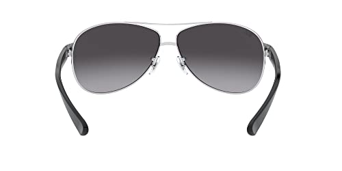 Ray Ban Unisex Sonnenbrille RB3386, Herstellergröße: 63, Gestell: Silber/Schwarz, Gläser: Grau - 7