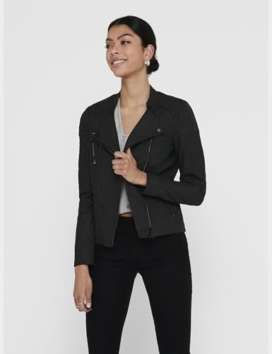 ONLY Damen Lederjacke Onlava - 4